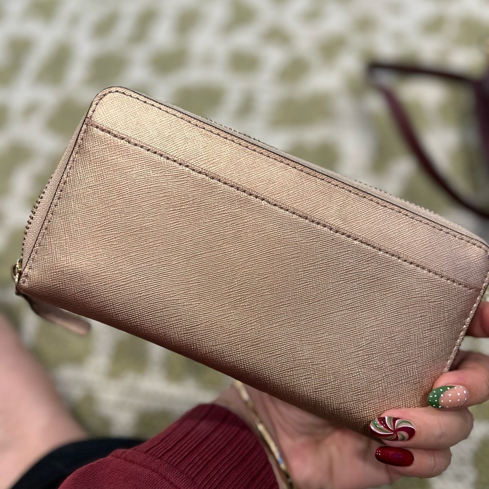 Kate Spade Metallic Gold Wallet - Picture 3 of 3